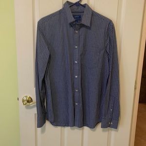 Men’s Size Medium Apt. 9 Premier Flex Longsleeve Dress Shirt